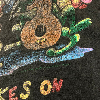 【中古品】【メンズ】 GIANT ジャイアント 90's JIMMY BUFFETT BAND TEE 90年代 ジミーバフェット バンド Tシャツ 半袖 トップス anvilボディ USA製 145-250825-KS-19-fuzh サイズ：L カラー：ブラック 万代Net店