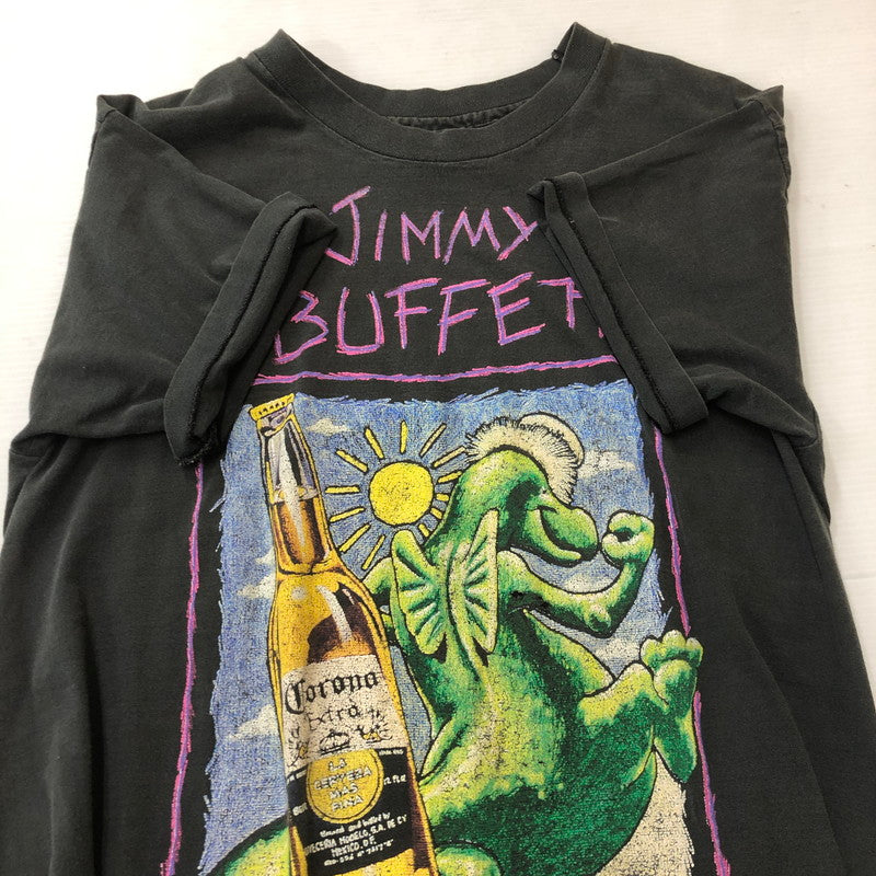 【中古品】【メンズ】 GIANT ジャイアント 90's JIMMY BUFFETT BAND TEE 90年代 ジミーバフェット バンド Tシャツ 半袖 トップス anvilボディ USA製 145-250825-KS-19-fuzh サイズ：L カラー：ブラック 万代Net店