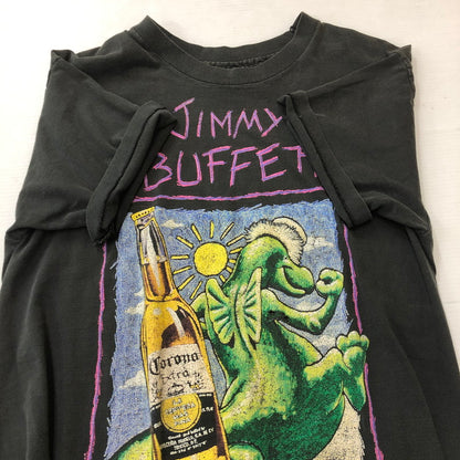 【中古品】【メンズ】 GIANT ジャイアント 90's JIMMY BUFFETT BAND TEE 90年代 ジミーバフェット バンド Tシャツ 半袖 トップス anvilボディ USA製 145-250825-KS-19-fuzh サイズ：L カラー：ブラック 万代Net店