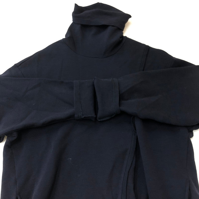 【中古品】【メンズ】 ato アトウ 21AW TURTLENECK PULL-OVER AM21C-T01 タートルネックプルオーバー 長袖 トップス 140-250825-KS-01-tei サイズ：46 カラー：ネイビー 万代Net店