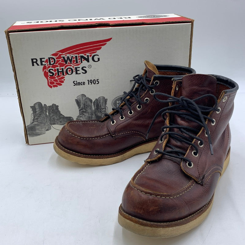 【中古品】【メンズ】 RED WING レッドウィング 6INCH CLASSIC MOC 8138 6インチ クラシックモック ブーツ 靴 164-251028-yy-05-tei カラー：ブラウン 万代Net店