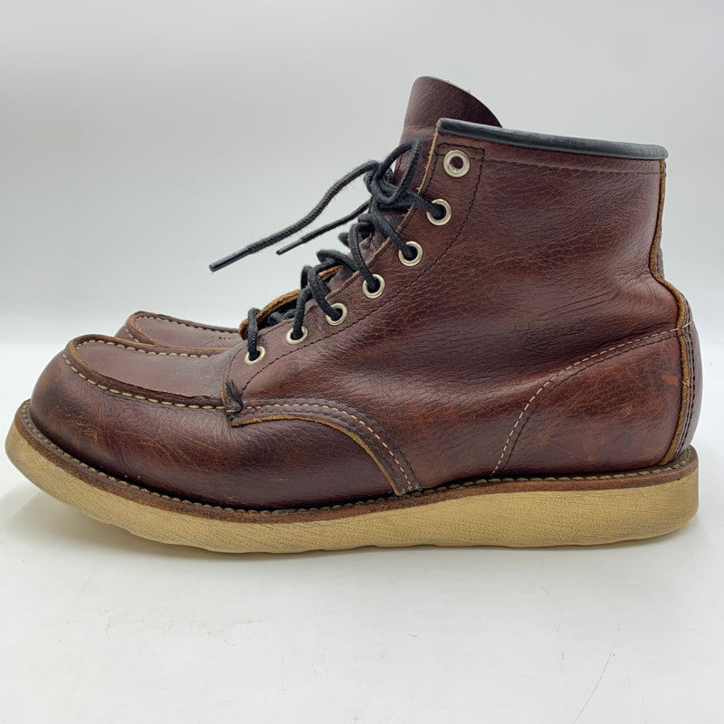 【中古品】【メンズ】 RED WING レッドウィング 6INCH CLASSIC MOC 8138 6インチ クラシックモック ブーツ 靴 164-251028-yy-05-tei カラー：ブラウン 万代Net店