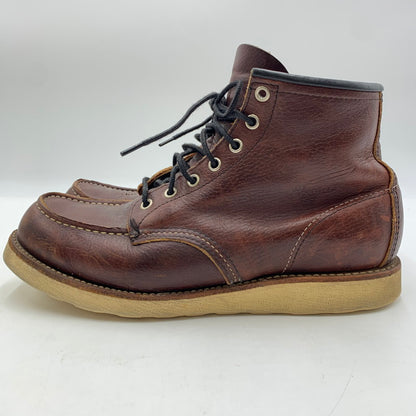 【中古品】【メンズ】 RED WING レッドウィング 6INCH CLASSIC MOC 8138 6インチ クラシックモック ブーツ 靴 164-251028-yy-05-tei カラー：ブラウン 万代Net店