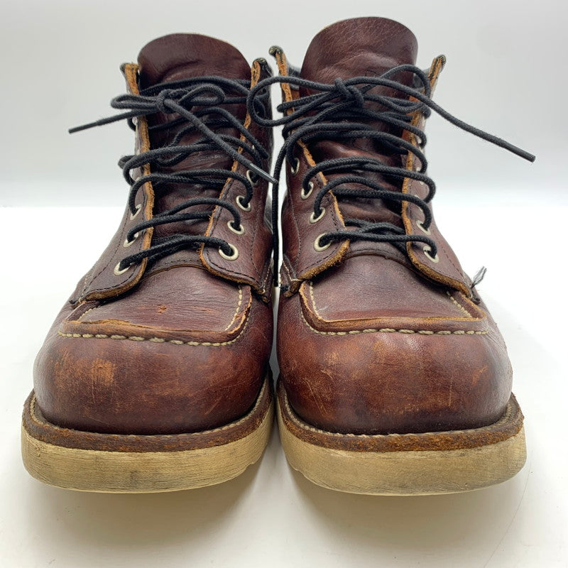 【中古品】【メンズ】 RED WING レッドウィング 6INCH CLASSIC MOC 8138 6インチ クラシックモック ブーツ 靴 164-251028-yy-05-tei カラー：ブラウン 万代Net店