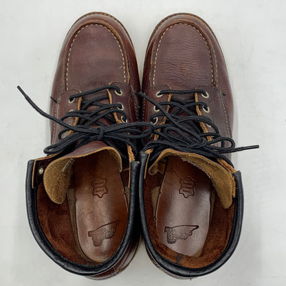 【中古品】【メンズ】 RED WING レッドウィング 6INCH CLASSIC MOC 8138 6インチ クラシックモック ブーツ 靴 164-251028-yy-05-tei カラー：ブラウン 万代Net店