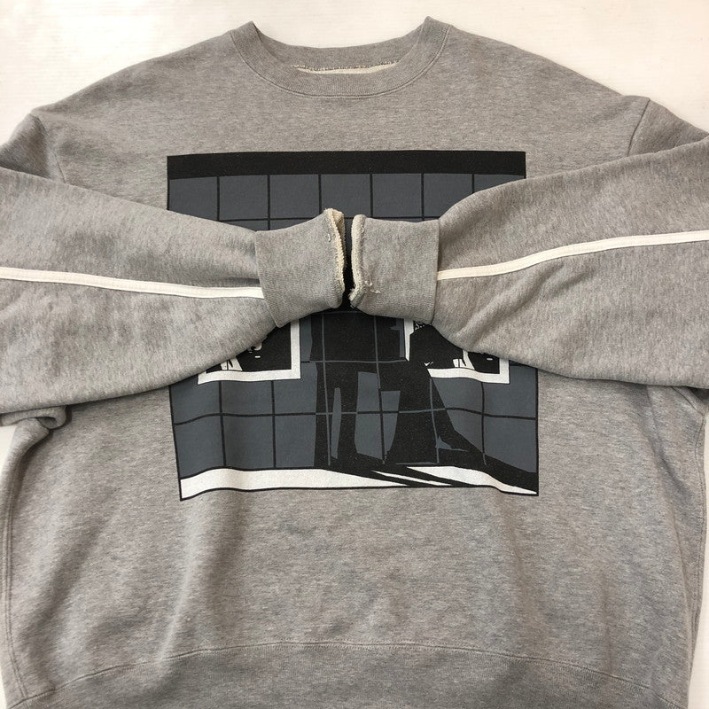 【中古品】【メンズ】 C.E シーイー 20AW UNBALNCE BEHIND CREWNECK アンバランス ビハインド クルーネック トップス トレーナー 142-250825-KS-13-tei サイズ：M カラー：グレー 万代Net店