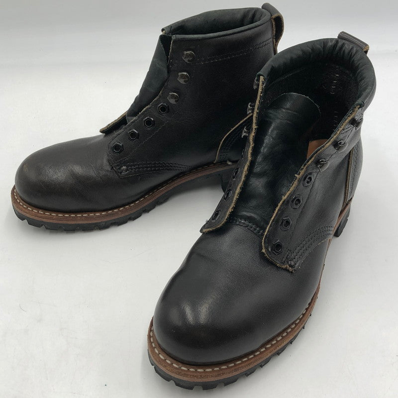 【中古品】【メンズ】 CAROLINA カロライナ 90's LACE UP BOOTS 90年代 レースアップ ブーツ 靴 ワークブーツ USA製 164-251118-ks-22-tei カラー：ブラック 万代Net店