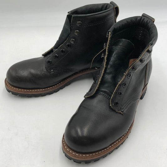 【中古品】【メンズ】 CAROLINA カロライナ 90's LACE UP BOOTS 90年代 レースアップ ブーツ 靴 ワークブーツ USA製 164-251118-ks-22-tei カラー：ブラック 万代Net店