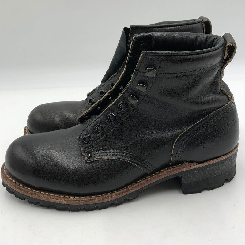 【中古品】【メンズ】 CAROLINA カロライナ 90's LACE UP BOOTS 90年代 レースアップ ブーツ 靴 ワークブーツ USA製 164-251118-ks-22-tei カラー：ブラック 万代Net店