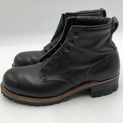 【中古品】【メンズ】 CAROLINA カロライナ 90's LACE UP BOOTS 90年代 レースアップ ブーツ 靴 ワークブーツ USA製 164-251118-ks-22-tei カラー：ブラック 万代Net店