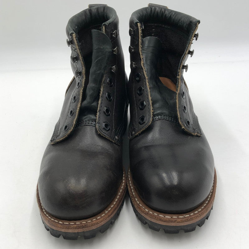 【中古品】【メンズ】 CAROLINA カロライナ 90's LACE UP BOOTS 90年代 レースアップ ブーツ 靴 ワークブーツ USA製 164-251118-ks-22-tei カラー：ブラック 万代Net店