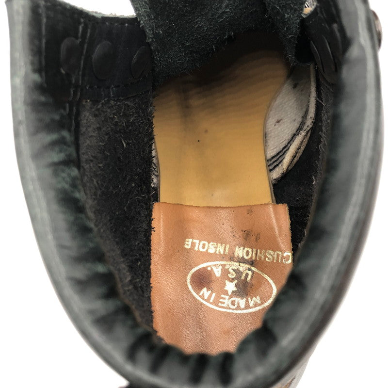 【中古品】【メンズ】 CAROLINA カロライナ 90's LACE UP BOOTS 90年代 レースアップ ブーツ 靴 ワークブーツ USA製 164-251118-ks-22-tei カラー：ブラック 万代Net店