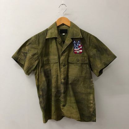 【中古品】【メンズ】 Buzz Rickson's バズリクソンズ TIE DYE S/S VIETNAM SHIRT BR38146 タイダイ ショートスリーブ ベトナム シャツ 半袖 トップス 145-250825-KS-21-tei サイズ：15-15H カラー：カモ柄 万代Net店