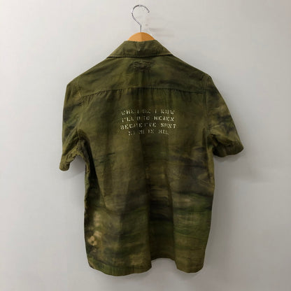 【中古品】【メンズ】 Buzz Rickson's バズリクソンズ TIE DYE S/S VIETNAM SHIRT BR38146 タイダイ ショートスリーブ ベトナム シャツ 半袖 トップス 145-250825-KS-21-tei サイズ：15-15H カラー：カモ柄 万代Net店