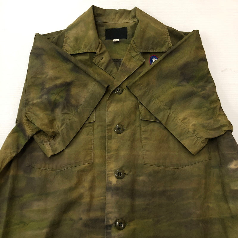 【中古品】【メンズ】 Buzz Rickson's バズリクソンズ TIE DYE S/S VIETNAM SHIRT BR38146 タイダイ ショートスリーブ ベトナム シャツ 半袖 トップス 145-250825-KS-21-tei サイズ：15-15H カラー：カモ柄 万代Net店