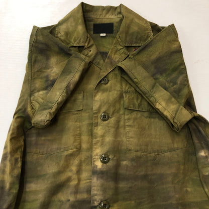 【中古品】【メンズ】 Buzz Rickson's バズリクソンズ TIE DYE S/S VIETNAM SHIRT BR38146 タイダイ ショートスリーブ ベトナム シャツ 半袖 トップス 145-250825-KS-21-tei サイズ：15-15H カラー：カモ柄 万代Net店