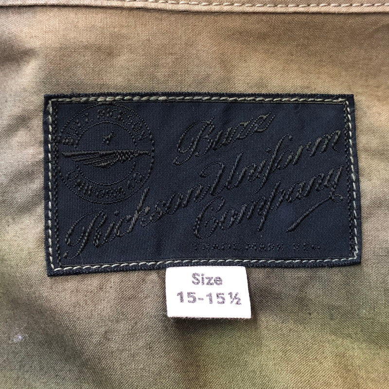 【中古品】【メンズ】 Buzz Rickson's バズリクソンズ TIE DYE S/S VIETNAM SHIRT BR38146 タイダイ ショートスリーブ ベトナム シャツ 半袖 トップス 145-250825-KS-21-tei サイズ：15-15H カラー：カモ柄 万代Net店