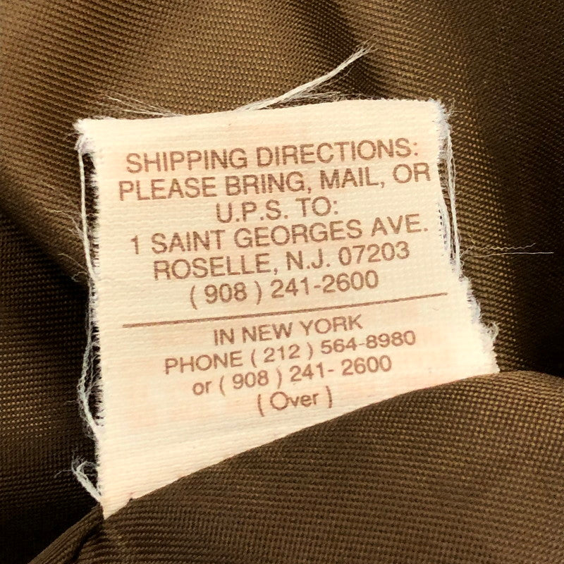 【現状渡し品】【メンズ】 schott ショット 80’s A-2 FLIGHT LEATHER JACKET VINTAGE 30-1415 80年代 エーツー フライト レザージャケット ヴィンテージ アウター USA製 145-250825-KS-23-tei サイズ：38 カラー：ブラウン 万代Net店