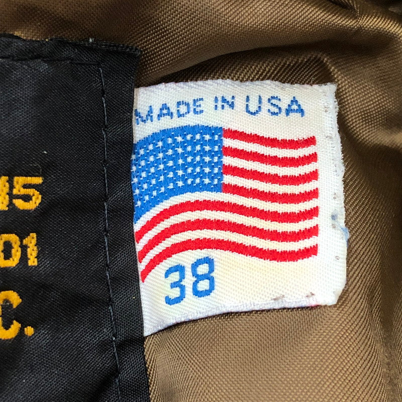 【現状渡し品】【メンズ】 schott ショット 80’s A-2 FLIGHT LEATHER JACKET VINTAGE 30-1415 80年代 エーツー フライト レザージャケット ヴィンテージ アウター USA製 145-250825-KS-23-tei サイズ：38 カラー：ブラウン 万代Net店