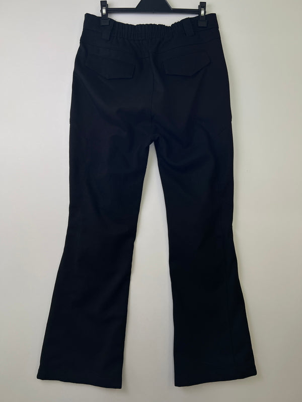【中古品】【メンズ】 MIJKO ミコ SIDE ZIP FLARE PANT サイド ジップ フリース パンツ ボトムス 158-260924-AS-6-hon サイズ：L カラー：ブラック 万代Net店