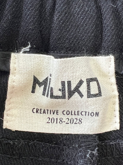 【中古品】【メンズ】 MIJKO ミコ SIDE ZIP FLARE PANT サイド ジップ フリース パンツ ボトムス 158-260924-AS-6-hon サイズ：L カラー：ブラック 万代Net店