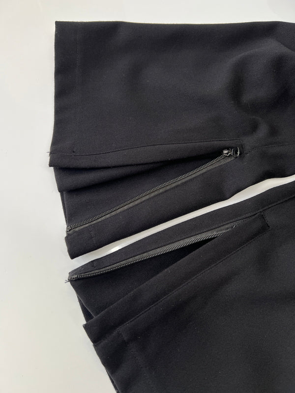 【中古品】【メンズ】 MIJKO ミコ SIDE ZIP FLARE PANT サイド ジップ フリース パンツ ボトムス 158-260924-AS-6-hon サイズ：L カラー：ブラック 万代Net店