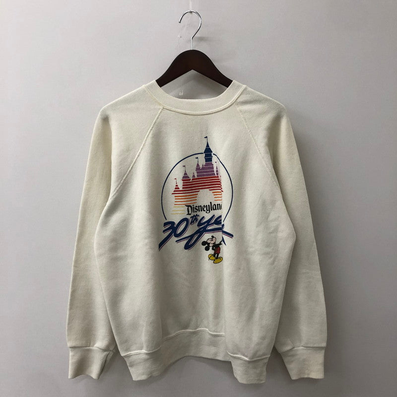 【中古品】【メンズ】 80's 30TH DISNEY LAND SWEAT SHIRT VINTAGE 80年代 30周年 ディズニーランド スウェット シャツ トップス トレーナー 145-250825-KS-26-fuzh サイズ：表記無し カラー：ホワイト 万代Net店