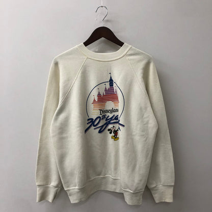 【中古品】【メンズ】 80's 30TH DISNEY LAND SWEAT SHIRT VINTAGE 80年代 30周年 ディズニーランド スウェット シャツ トップス トレーナー 145-250825-KS-26-fuzh サイズ：表記無し カラー：ホワイト 万代Net店