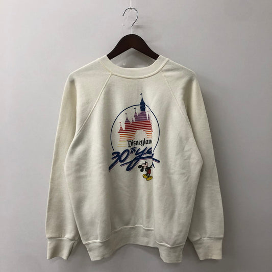 【中古品】【メンズ】 80's 30TH DISNEY LAND SWEAT SHIRT VINTAGE 80年代 30周年 ディズニーランド スウェット シャツ トップス トレーナー 145-250825-KS-26-fuzh サイズ：表記無し カラー：ホワイト 万代Net店