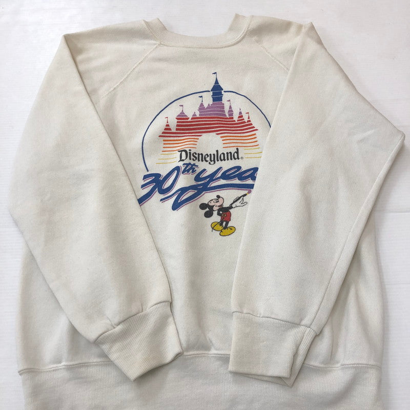 【中古品】【メンズ】 80's 30TH DISNEY LAND SWEAT SHIRT VINTAGE 80年代 30周年 ディズニーランド スウェット シャツ トップス トレーナー 145-250825-KS-26-fuzh サイズ：表記無し カラー：ホワイト 万代Net店