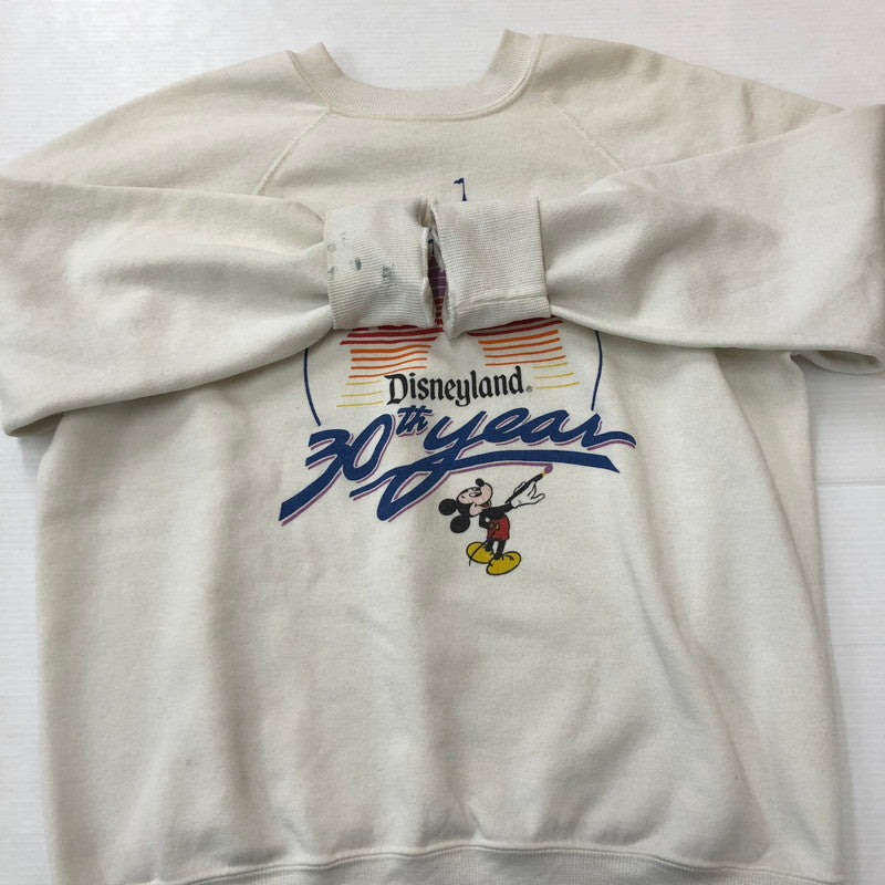【中古品】【メンズ】 80's 30TH DISNEY LAND SWEAT SHIRT VINTAGE 80年代 30周年 ディズニーランド スウェット シャツ トップス トレーナー 145-250825-KS-26-fuzh サイズ：表記無し カラー：ホワイト 万代Net店