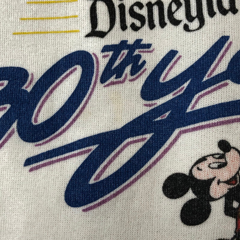 【中古品】【メンズ】 80's 30TH DISNEY LAND SWEAT SHIRT VINTAGE 80年代 30周年 ディズニーランド スウェット シャツ トップス トレーナー 145-250825-KS-26-fuzh サイズ：表記無し カラー：ホワイト 万代Net店