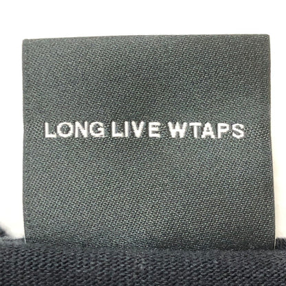 【中古品】【メンズ】 WTAPS ダブルタップス 23AW COLLEGE LS COTTON SNEAK SPOT 232ATDT-LTM04S カレッジ ロングスリーブ コットン スニーク スポット 長袖 トップス 142-250825-ks-10-fuz サイズ：02 カラー：ブラック 万代Net店