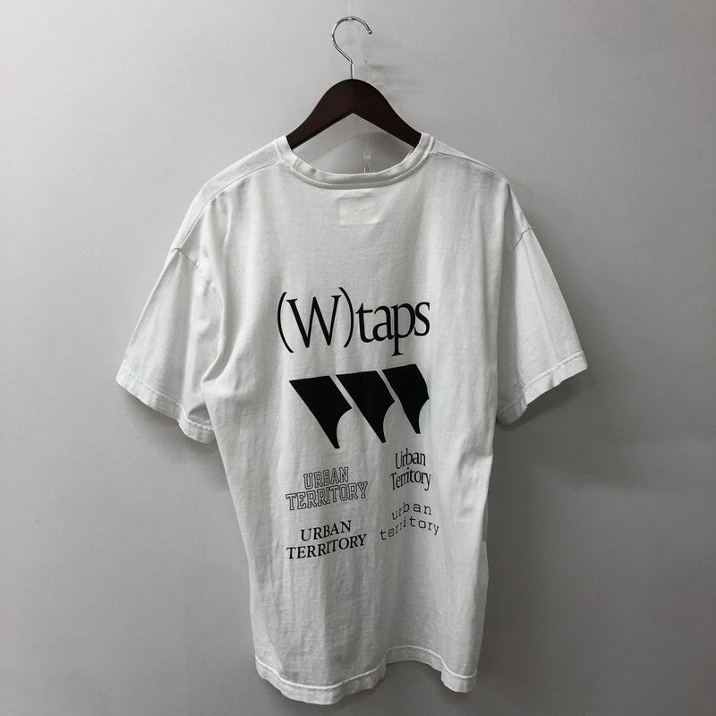 【現状渡し品】【メンズ】 WTAPS ダブルタップス 24SS OBJ08/SS/COTTON 241ATDT-CSM35 オービージェー08 ショートスリーブ コットン Tシャツ 半袖 トップス 142-250825-KS-07-tei サイズ：02 カラー：ホワイト 万代Net店