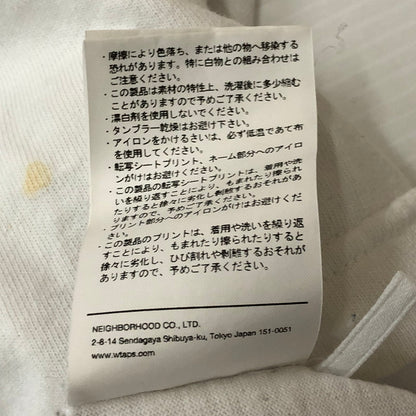 【現状渡し品】【メンズ】 WTAPS ダブルタップス 24SS OBJ08/SS/COTTON 241ATDT-CSM35 オービージェー08 ショートスリーブ コットン Tシャツ 半袖 トップス 142-250825-KS-07-tei サイズ：02 カラー：ホワイト 万代Net店