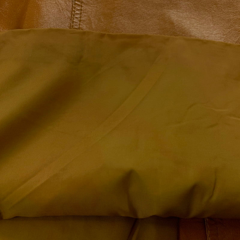 【中古品】【メンズ】 K mart ケーマート 70’s LEATHER JACKET VINTAGE 70年代 レザー ジャケット アウター 革 ヴィンテージ 145-251115-ts-16-tei サイズ：42 カラー：ブラウン 万代Net店