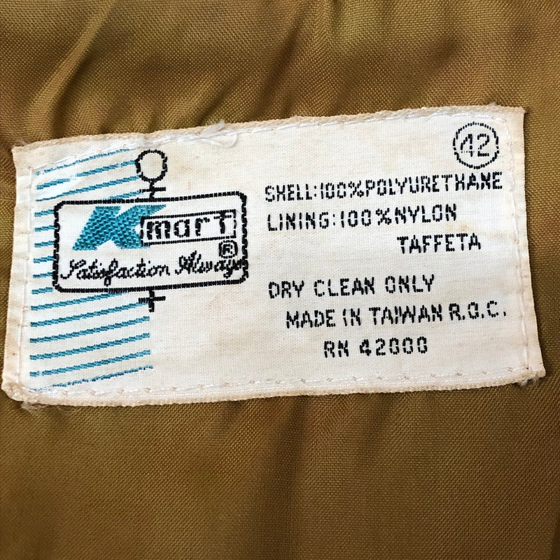 【中古品】【メンズ】 K mart ケーマート 70’s LEATHER JACKET VINTAGE 70年代 レザー ジャケット アウター 革 ヴィンテージ 145-251115-ts-16-tei サイズ：42 カラー：ブラウン 万代Net店