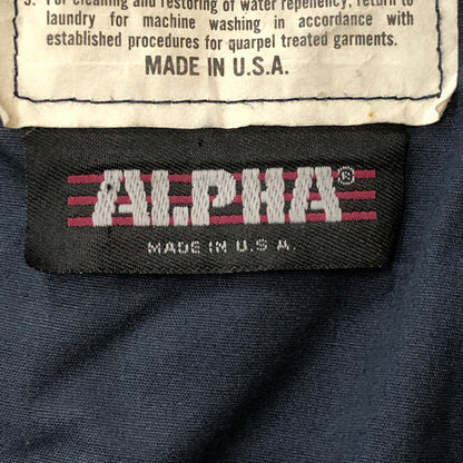 【中古品】【メンズ】 ALPHA INDUSTRIES アルファインダストリーズ M-65 COLD WEATHER FIELD COAT 8415-01-099-7839 M-65 コールドウォーター フィールド コート アウター USA製 145-250829-KS-17-tei サイズ：M-R カラー：ネイビー 万代Net店