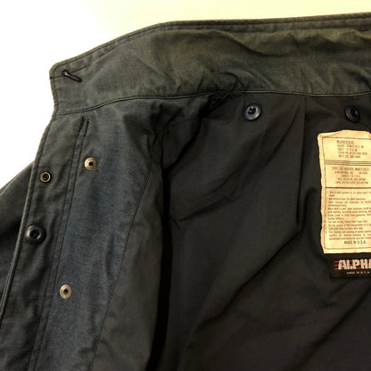 【中古品】【メンズ】 ALPHA INDUSTRIES アルファインダストリーズ M-65 COLD WEATHER FIELD COAT 8415-01-099-7839 M-65 コールドウォーター フィールド コート アウター USA製 145-250829-KS-17-tei サイズ：M-R カラー：ネイビー 万代Net店