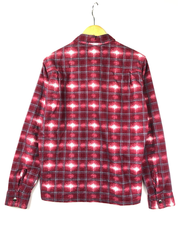 【中古品】【メンズ】 STIFF スティフ Ombre Flannel Shirt オンブレフランネルシャツ トップス 145-260819-SH-13-hon サイズ：S カラー：レッド 万代Net店