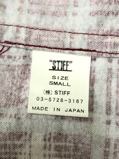 【中古品】【メンズ】 STIFF スティフ Ombre Flannel Shirt オンブレフランネルシャツ トップス 145-260819-SH-13-hon サイズ：S カラー：レッド 万代Net店