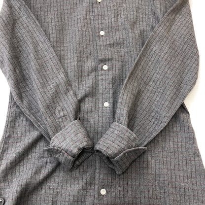 【中古品】【メンズ】 BARBA バルバ COTTON L/S SHIRT LIU266U01551Q コットン ロングスリーブ シャツ トップス 長袖 147-250914-ts-21-tei サイズ：15-38 カラー：チェック 万代Net店