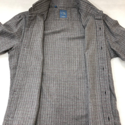 【中古品】【メンズ】 BARBA バルバ COTTON L/S SHIRT LIU266U01551Q コットン ロングスリーブ シャツ トップス 長袖 147-250914-ts-21-tei サイズ：15-38 カラー：チェック 万代Net店