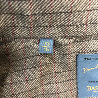 【中古品】【メンズ】 BARBA バルバ COTTON L/S SHIRT LIU266U01551Q コットン ロングスリーブ シャツ トップス 長袖 147-250914-ts-21-tei サイズ：15-38 カラー：チェック 万代Net店