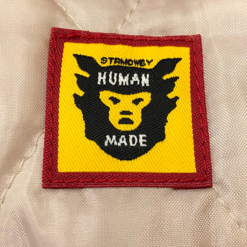 【中古品】【メンズ】 HUMANMADE ヒューマンメイド 24AW SATIN JACKET HM28JK046 サテン ジャケット ライトアウター 142-250827-KS-05-fuzh サイズ：L カラー：レッド 万代Net店