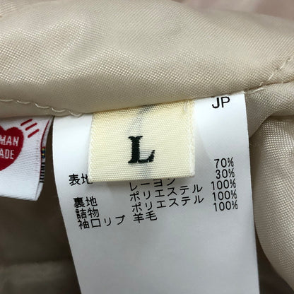 【中古品】【メンズ】 HUMANMADE ヒューマンメイド 24AW SATIN JACKET HM28JK046 サテン ジャケット ライトアウター 142-250827-KS-05-fuzh サイズ：L カラー：レッド 万代Net店