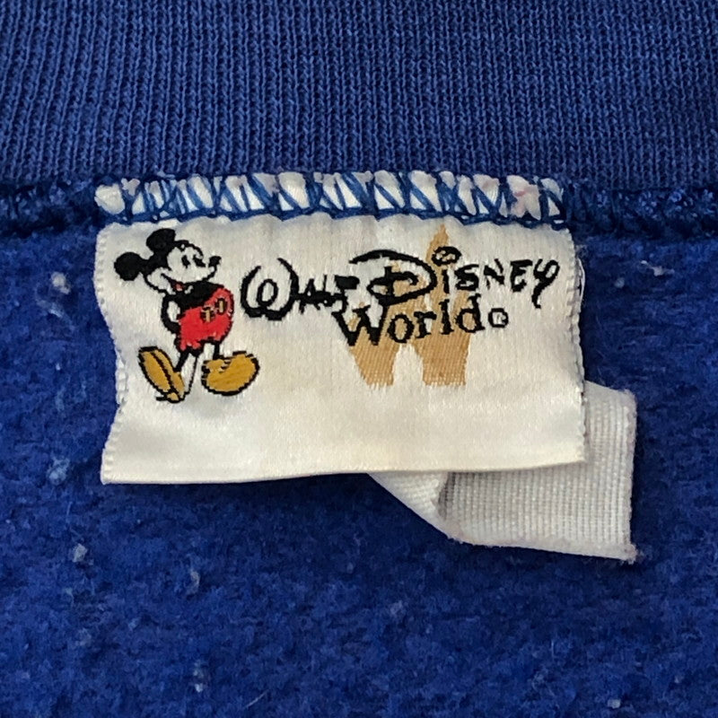 【中古品】【メンズ】 WALT DISNEY ウォルト・ディズニー 90's PRINT LOGO PULLOVER SWEAT 90年代 プリント ロゴ プルオーバー スウェット トップス トレーナー 145-250829-KS-12-fuz サイズ：M カラー：ブルー 万代Net店