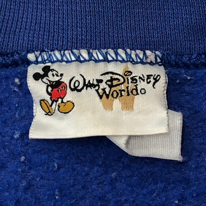 【中古品】【メンズ】 WALT DISNEY ウォルト・ディズニー 90's PRINT LOGO PULLOVER SWEAT 90年代 プリント ロゴ プルオーバー スウェット トップス トレーナー 145-250829-KS-12-fuz サイズ：M カラー：ブルー 万代Net店