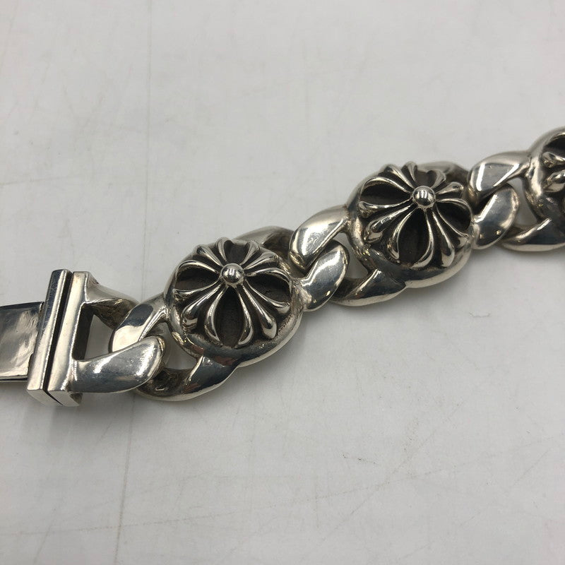 【中古品】【メンズ】 CHROME HEARTS クロムハーツ 6LINK CROSS BALL BRACELET シックスリンク クロスボール ブレスレット アクセサリー シルバーアクセサリー 190-250904-KS-10-tei カラー：シルバー 万代Net店