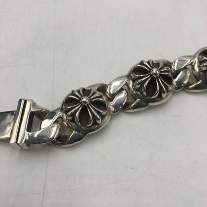 【中古品】【メンズ】 CHROME HEARTS クロムハーツ 6LINK CROSS BALL BRACELET シックスリンク クロスボール ブレスレット アクセサリー シルバーアクセサリー 190-250904-KS-10-tei カラー：シルバー 万代Net店